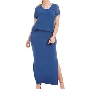 Junarose Jalley Overlay Maxi Dress